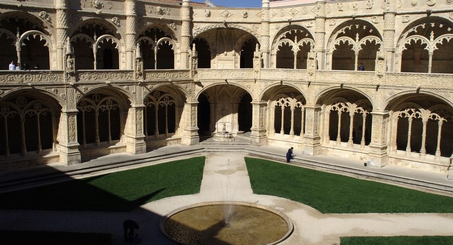 Jeronimos klooster in Lissabon Jeronimos klooster in Lissabon